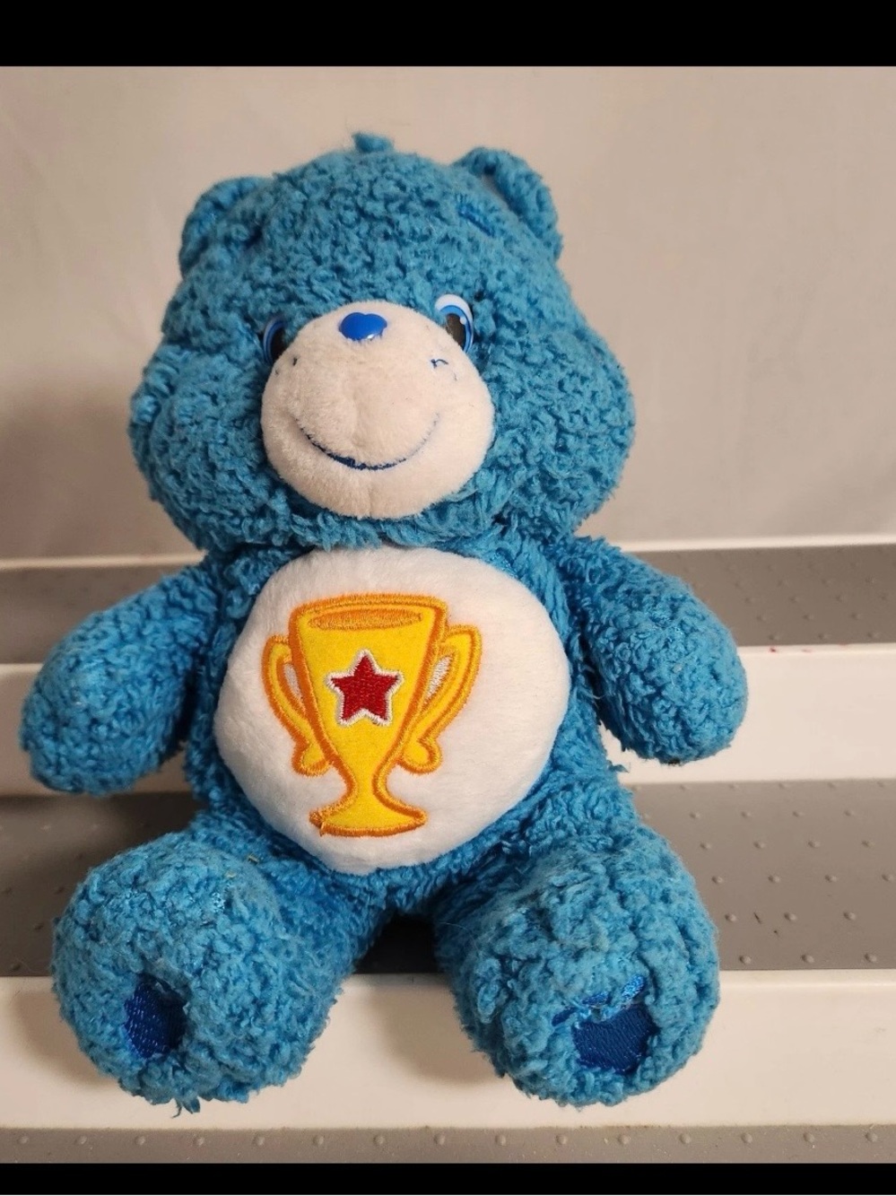 Care Bears Champ Bear 2016 Special Edition 8" Fluffy Friend Beanbag Plush